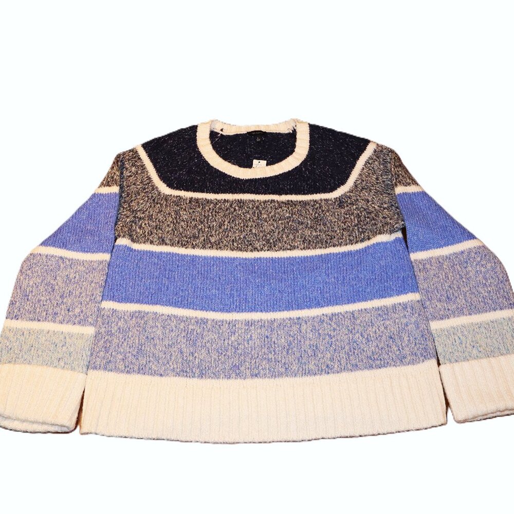 Talbots Crewneck Tweed Sweater NWT Size L